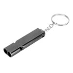 Metal Emergency Survival Whistle with Keychain | Loud Safety Whistle for Camping, Hiking & Outdoor Use – Bisonberg