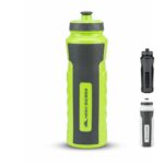 Premium Green Sports Water Bottle | Leakproof Squeeze Bottle | BPA-Free Gym, Cycling & Outdoor Hydration Bottle with Anti-Slip Grip