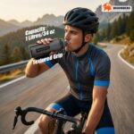 Premium White Sports Water Bottle | Leakproof Squeeze Bottle | BPA-Free Gym & Cycling Hydration Bottle with Anti-Slip Grip - Image 4